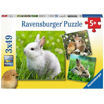 Puzzle Niedliche Häschen (3x49)