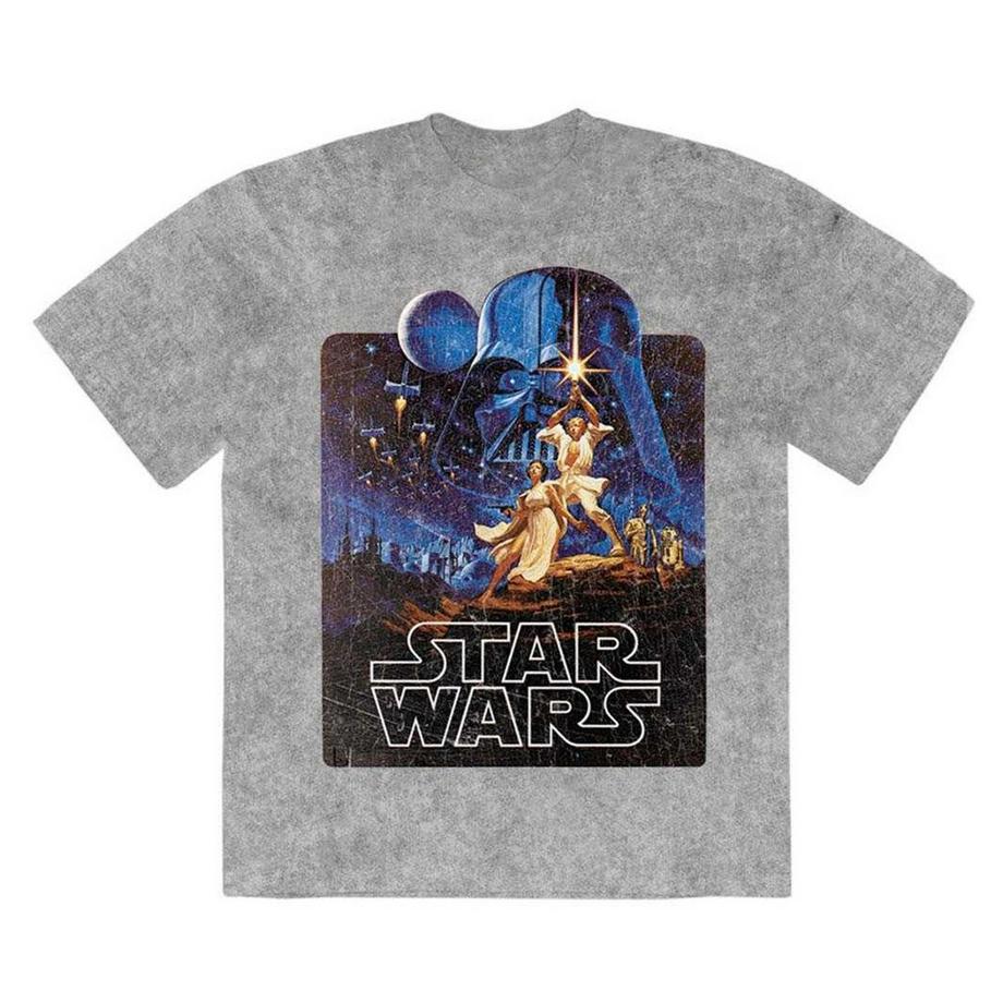 T-ShirtMotif Luke Et Leia Motiftyle Pose D´action
