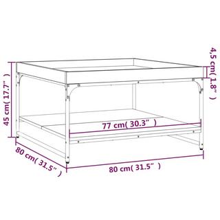 VidaXL Couchtisch holzwerkstoff  