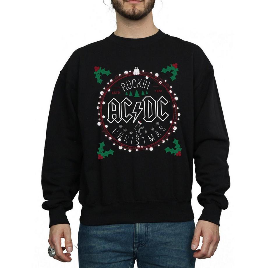 AC/DC ACDC Rockin Christmas Sweatshirt  