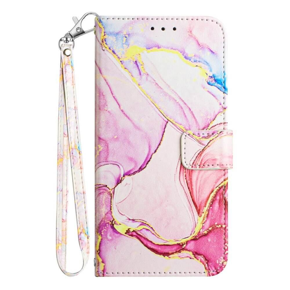 Cover-Discount  Nokia G60 - Custodia in pelle pink Marble 