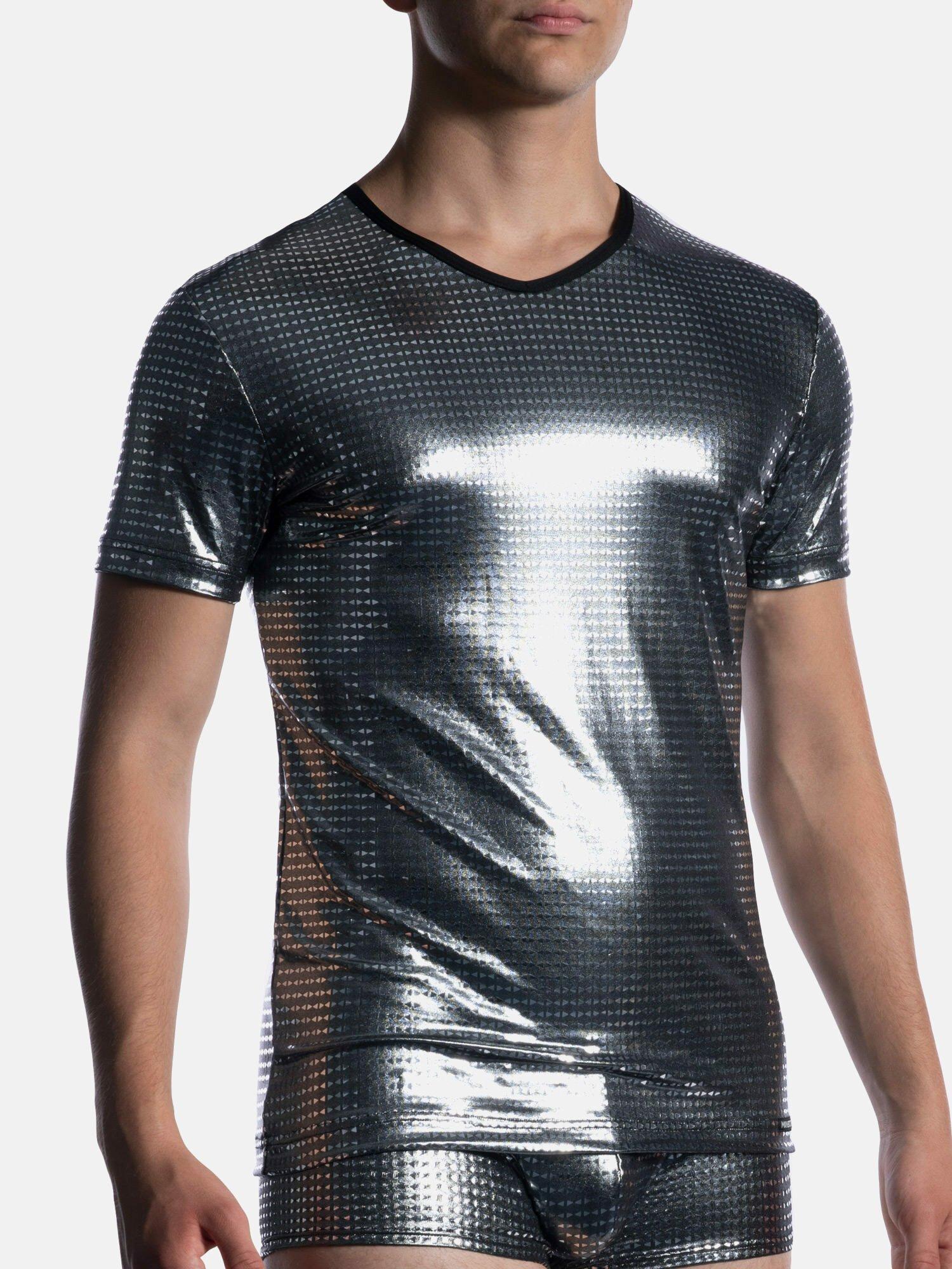 Image of Manstore T-shirt mit V-Ausschnitt M2058 Nightclub - M