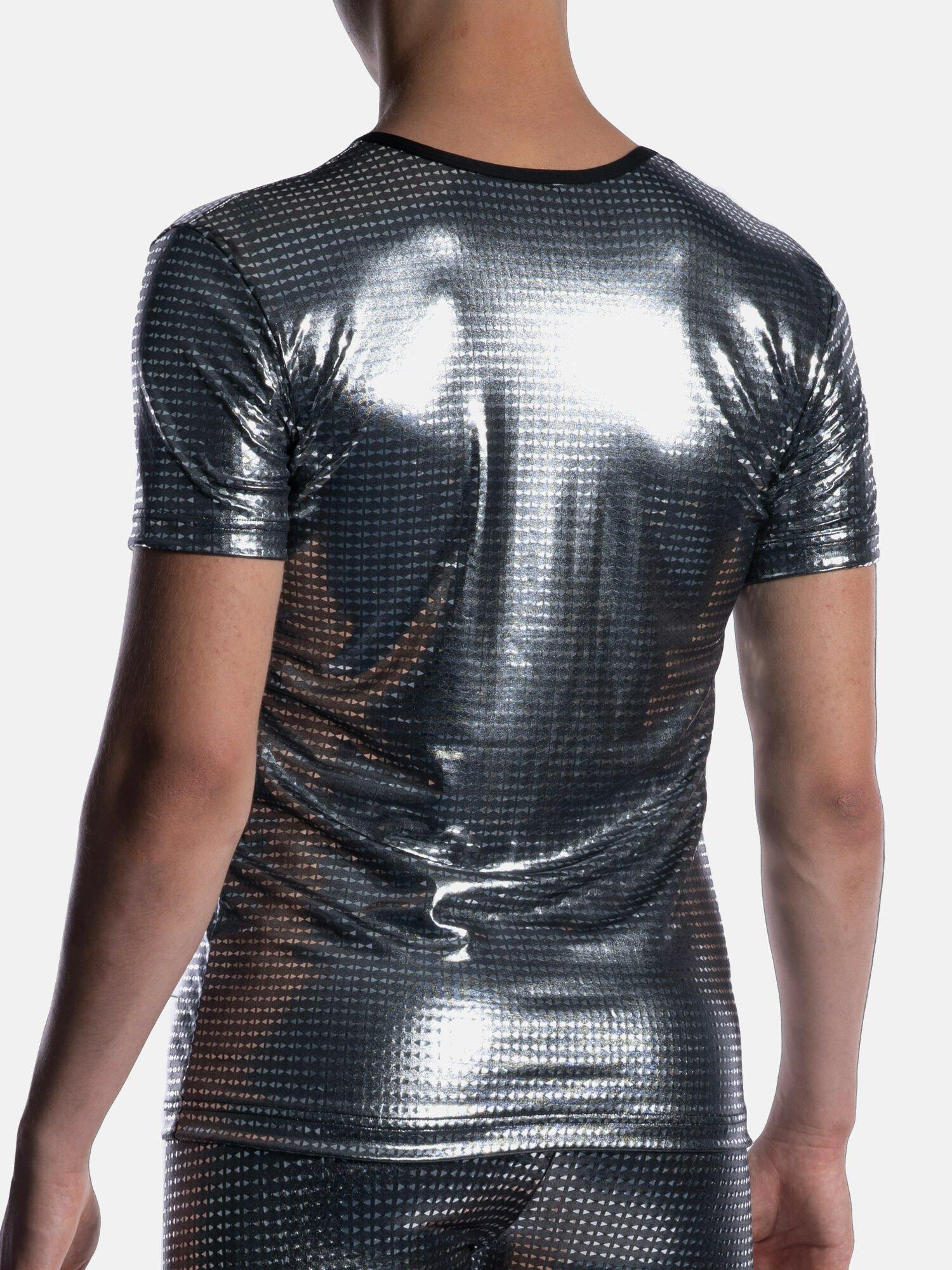 Manstore  T-shirt col V M2058 Nightclub 