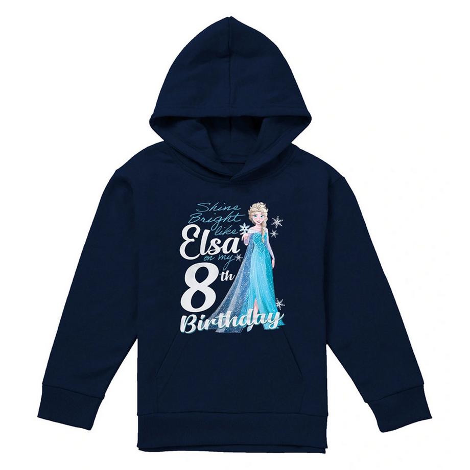 Sweat À Capuche 8ème Anniversaire Bright Like Elsa