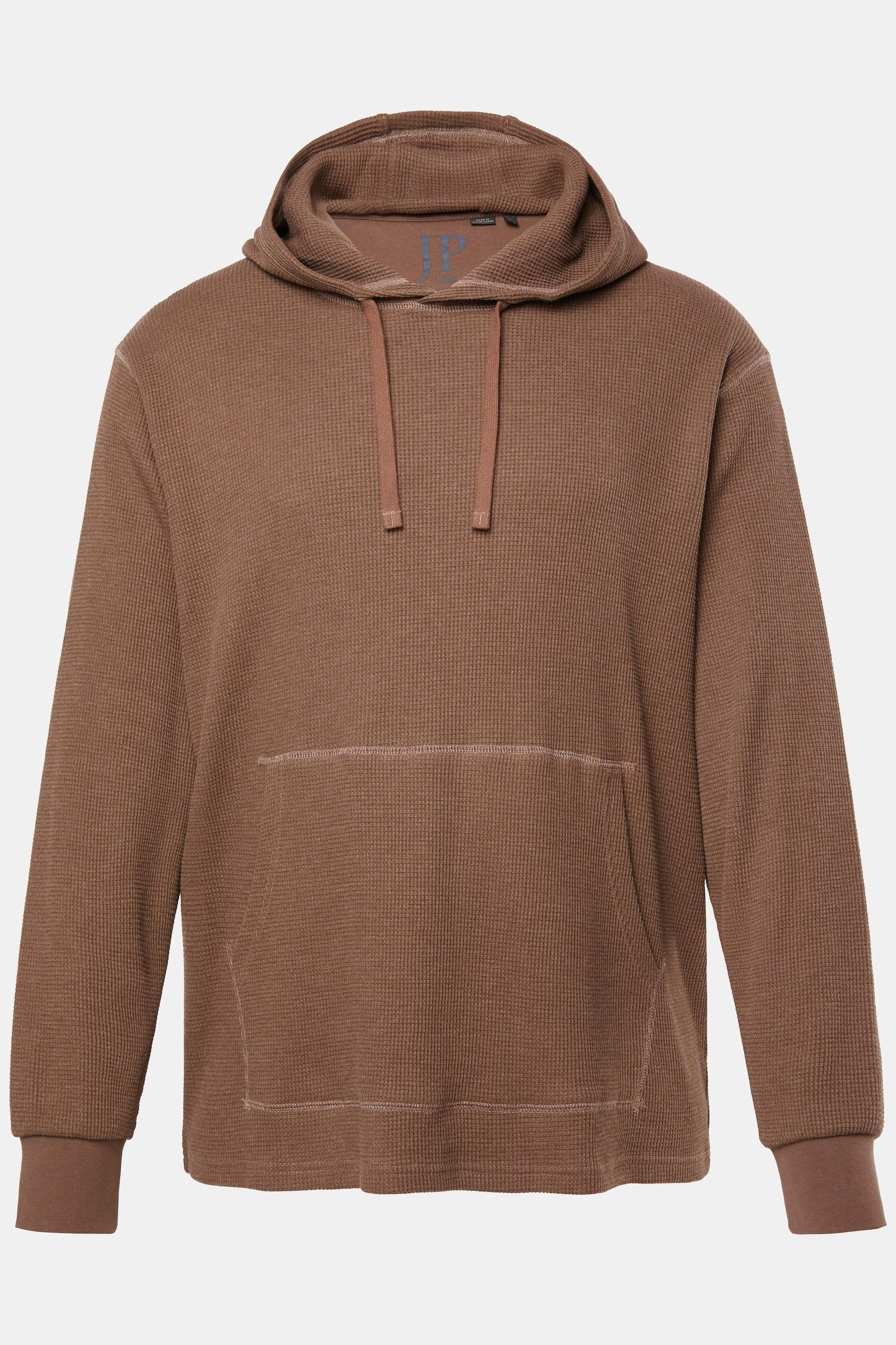 JP1880 Sweat à capuche texture gaufrée  