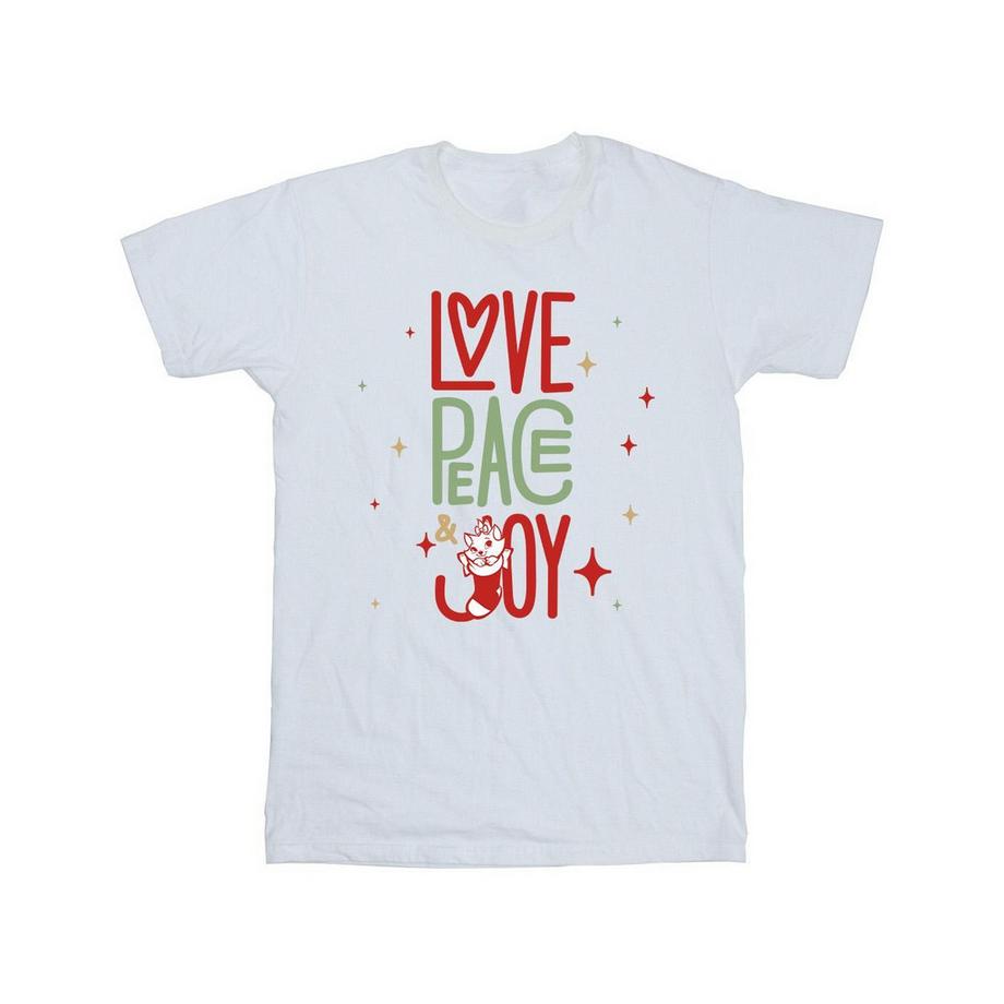 Disney The Aristocats Love Peace Joy T-Shirt  