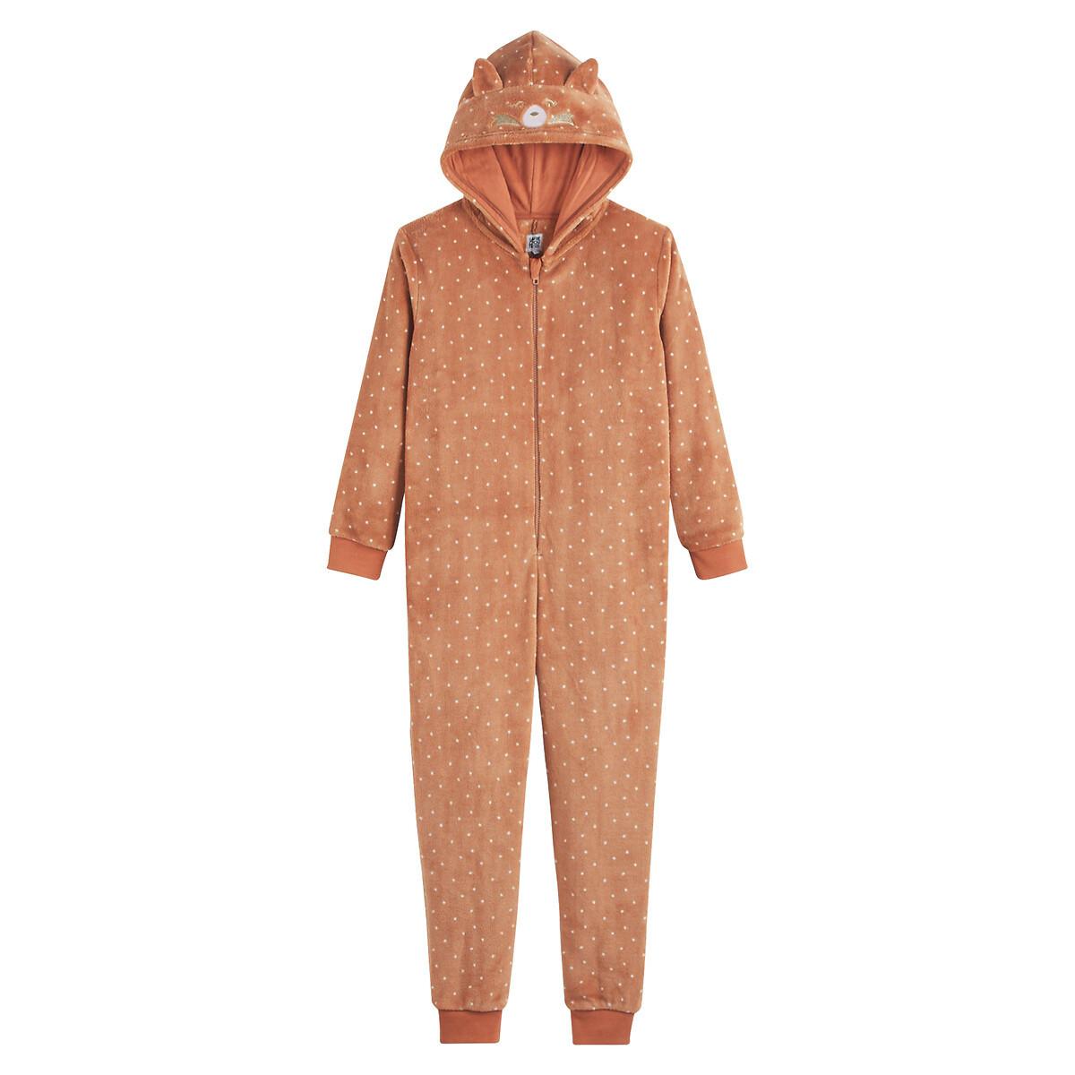 La Redoute Collections  Surpyjama à capuche panda roux en polaire 