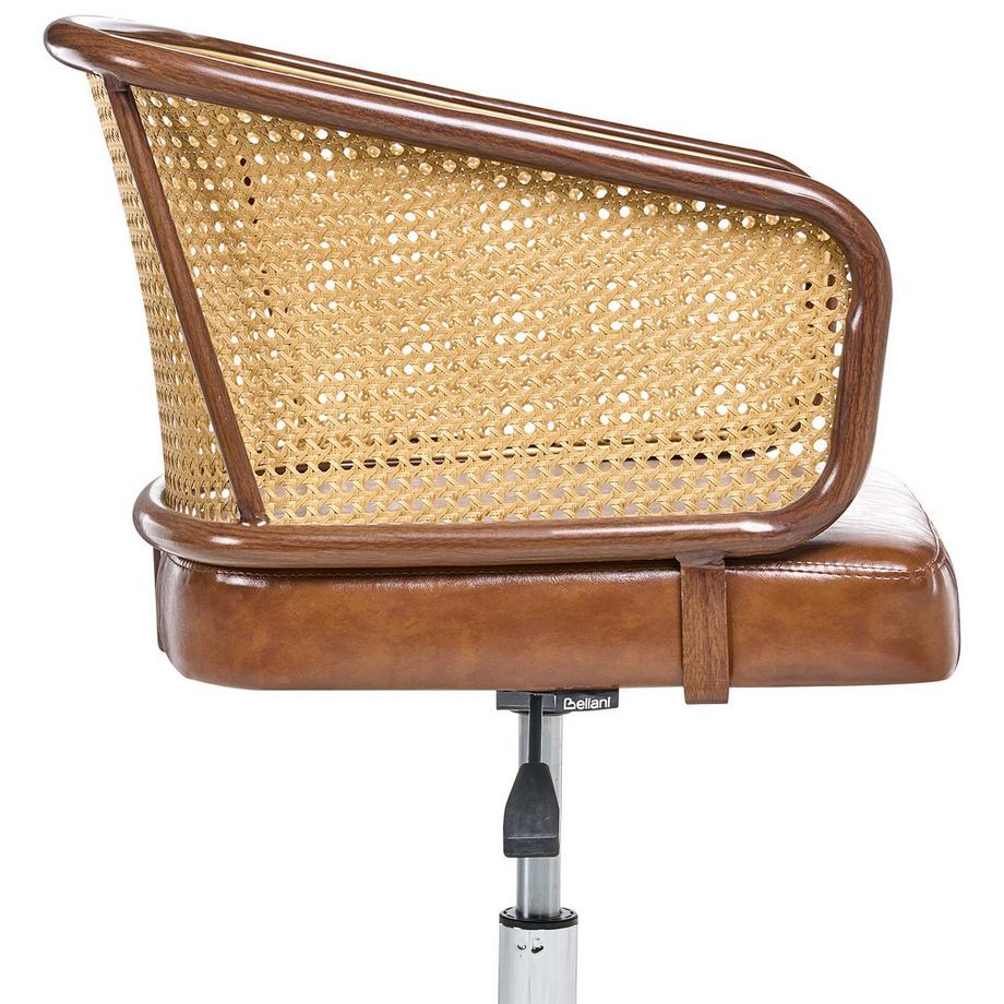Beliani Chaise de bureau en Cuir PU  TUCSON  