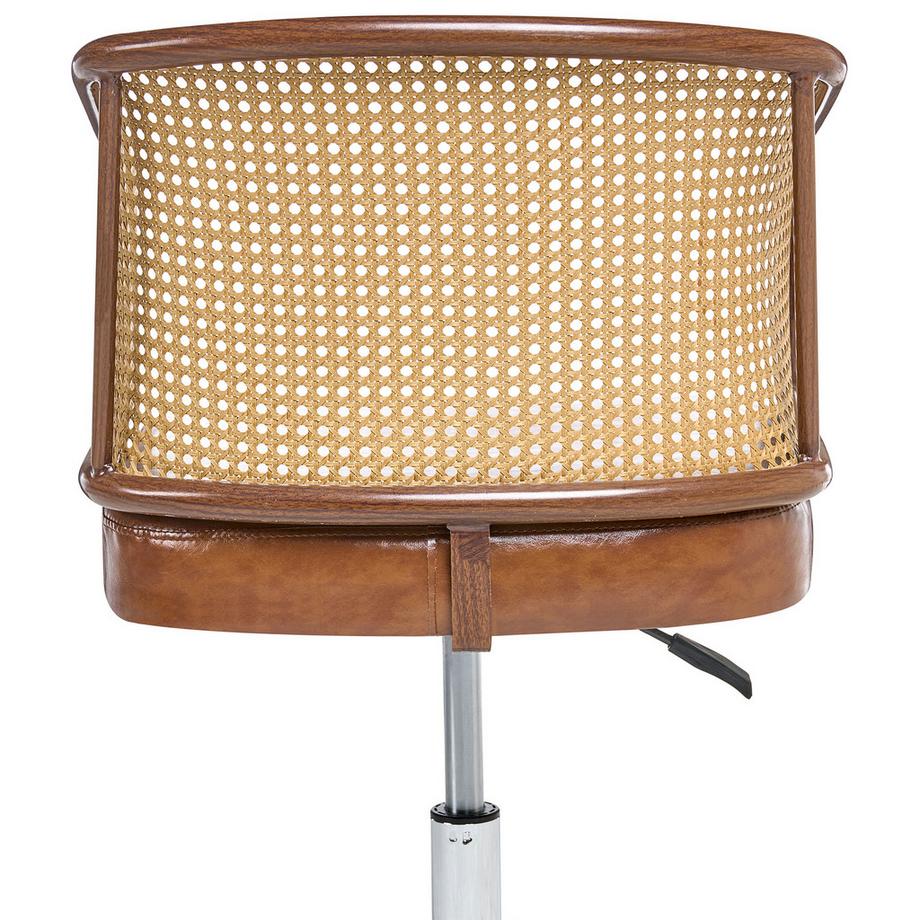 Beliani Chaise de bureau en Cuir PU  TUCSON  