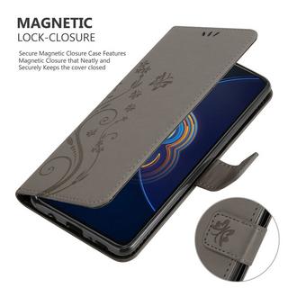 Cadorabo  Hülle für Asus ZenFone 8 FLIP Blumen Design Magnetverschluss 