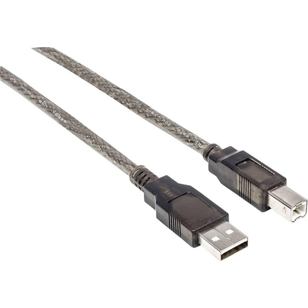 Manhattan  Hi-Speed USB 2 aktives Anschlusskabel USB A-Stecker auf B-Stecker 15m 