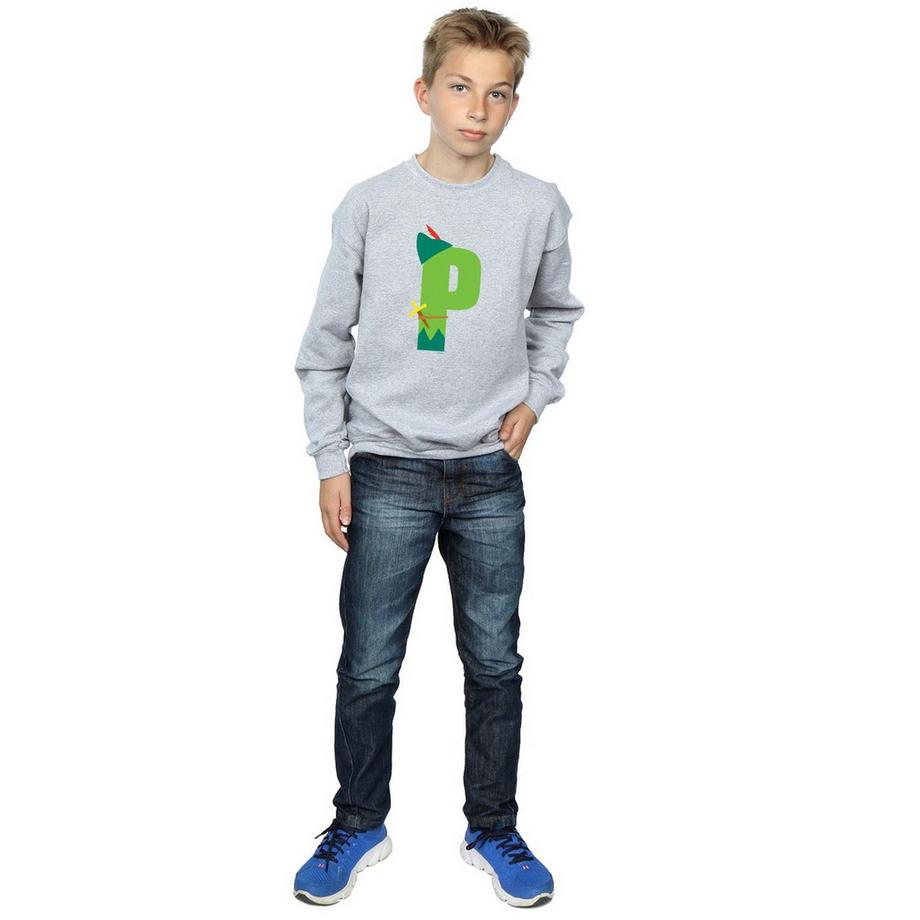 Disney  Alphabet P Is For Peter Pan Sweatshirt 