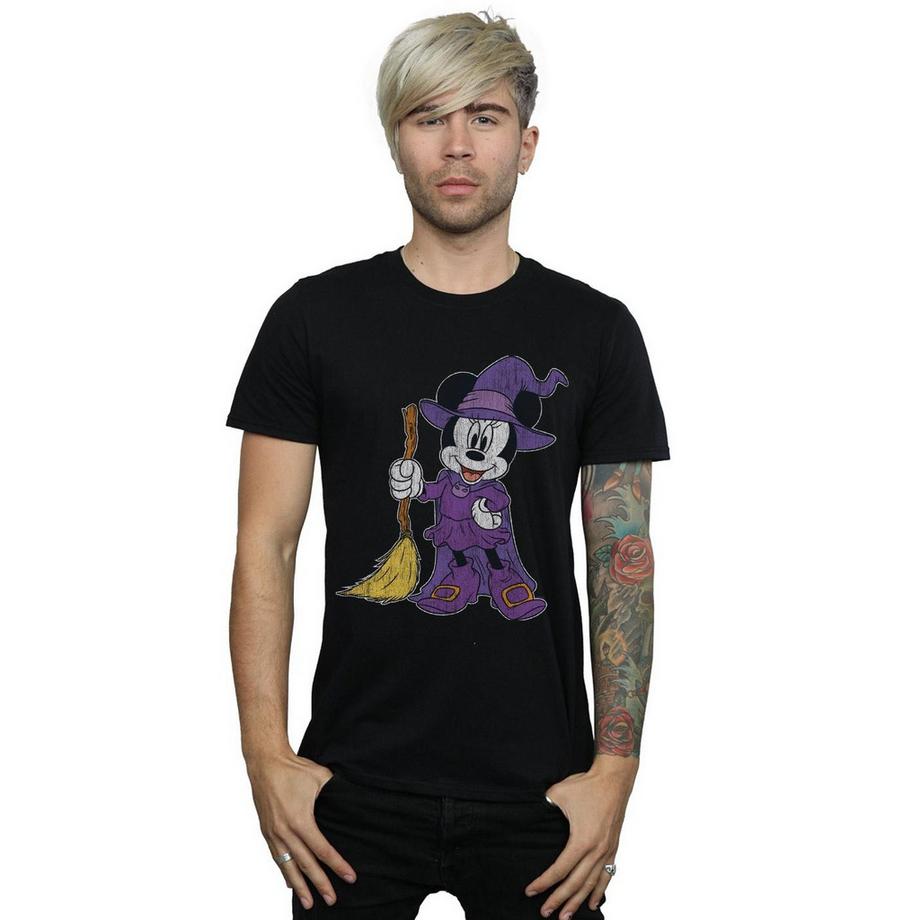 Disney Minnie Mouse Sorcière T-Shirt Manches Courtes  