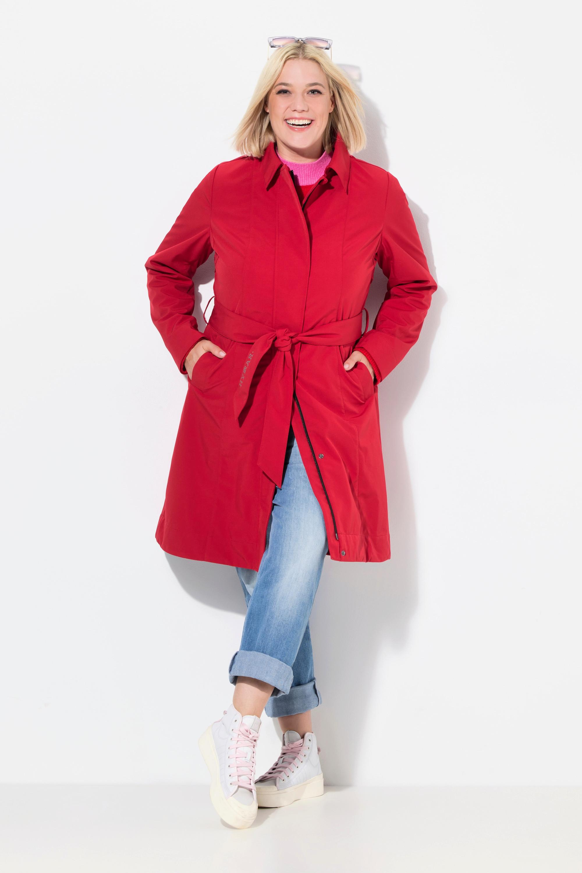 Ulla Popken HYPRAR Trench-coat Softshell avec ceinture  