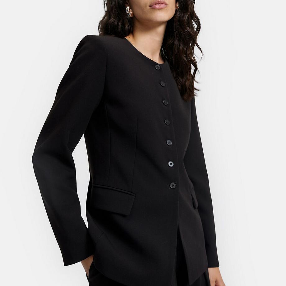 La Redoute Collections Veste col rond coupe cintrée  