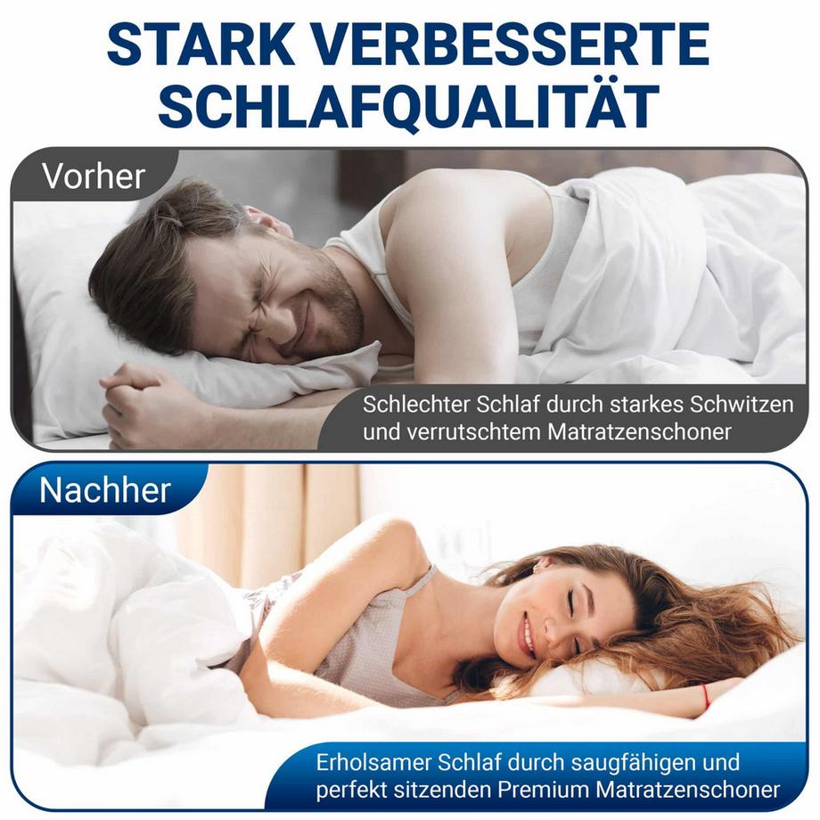 Mara Vital Protège-matelas Protège-matelas Surmatelas respirant et absorbant  