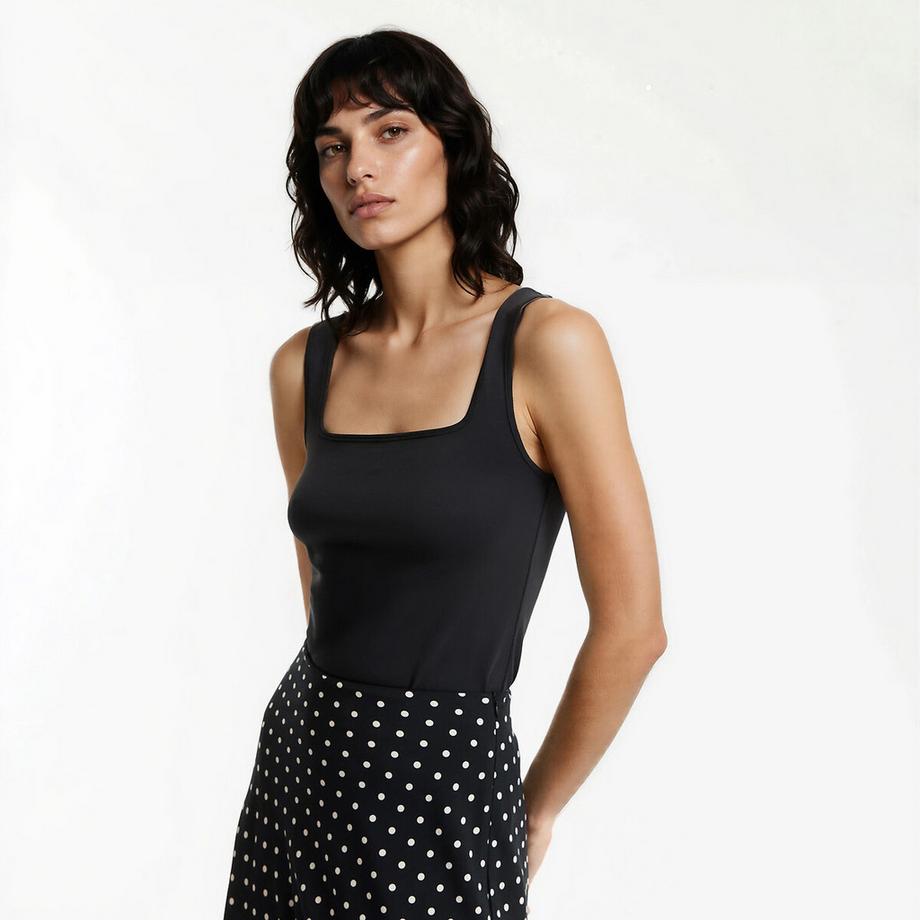 Tank Top mit Karree-Ausschnitt