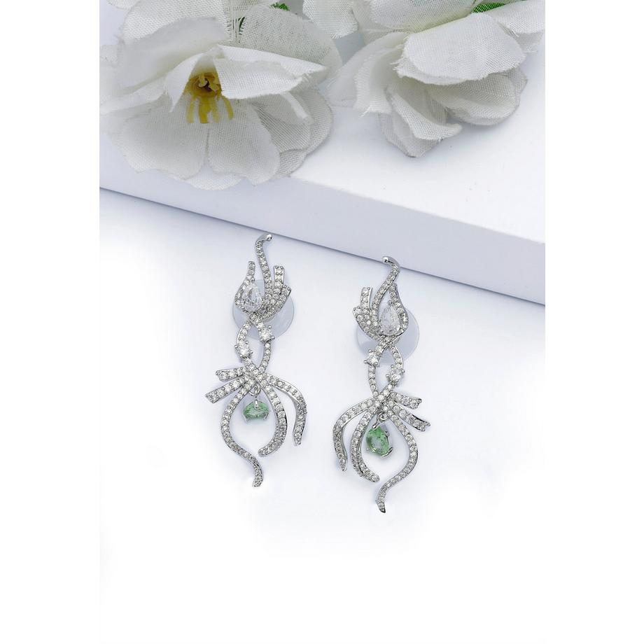 AVANT-GARDE PARIS  Boucles d'oreilles en forme de poire infini 