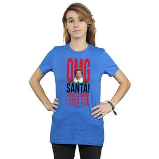 Elf OMG I Know Him Bedrucktes T-Shirt  