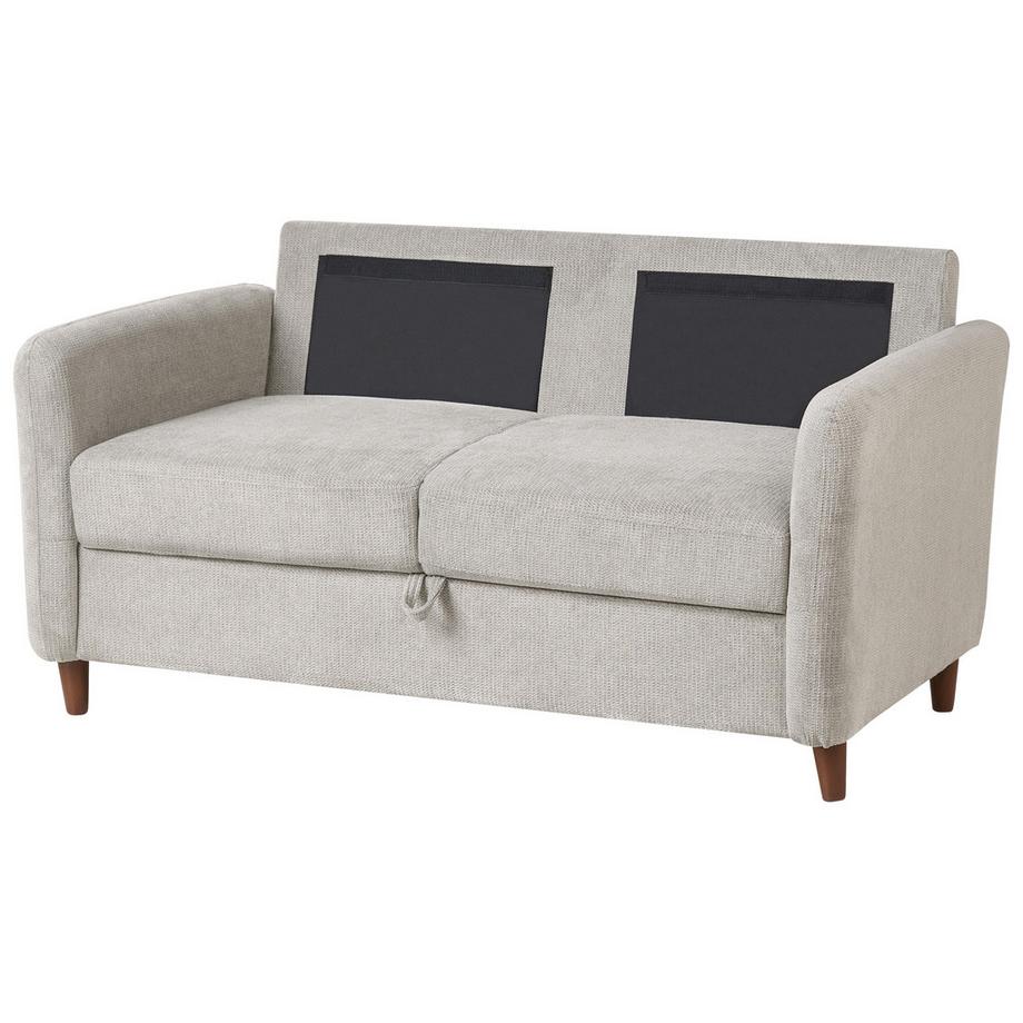 Beliani Canapé 2 places en Tissu  MARE  