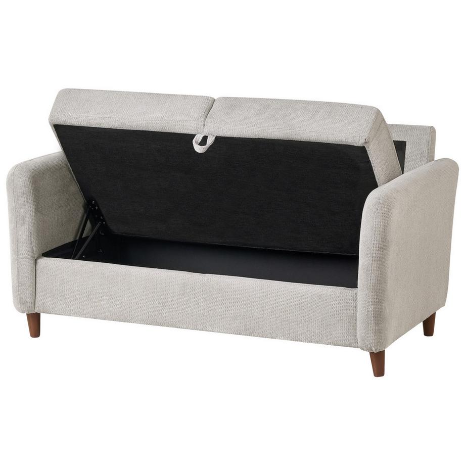 Beliani Canapé 2 places en Tissu  MARE  