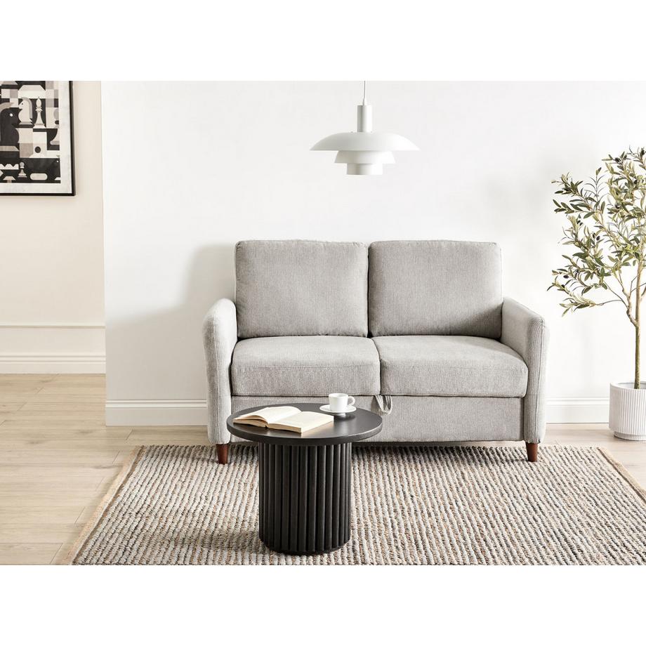 Beliani Canapé 2 places en Tissu  MARE  