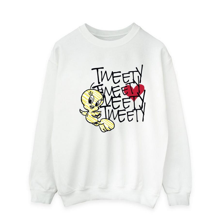 LOONEY TUNES Tweety Bird Stampa Grafica Felpa  