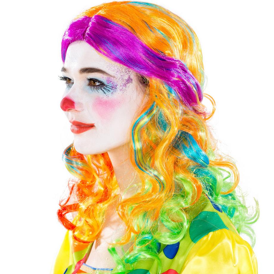 Tectake  Perücke Colour Block 