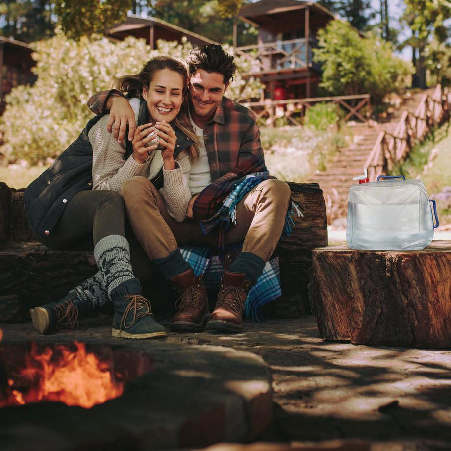 B2X  set di 3 contenitori per acqua pieghevoli da 20 l 