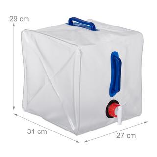 B2X  Set mit 3 zusammenklappbaren Wasserbehältern 20 l 