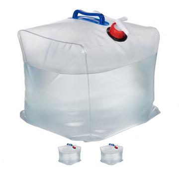 Set mit 3 zusammenklappbaren Wasserbehältern 20 l