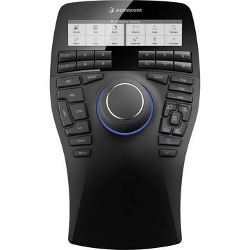SpaceMouse Enterprise Mouse 3D USB Nero 12 Tasti Display, Appoggio