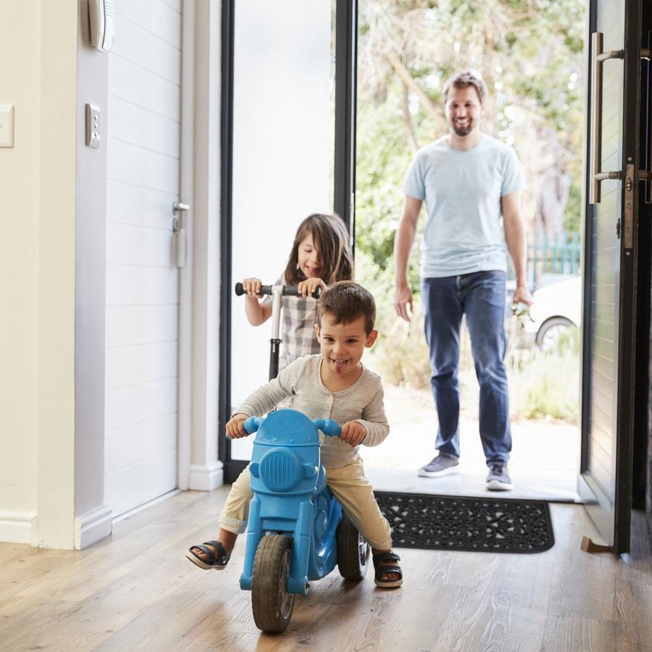 B2X Fußmatte Gummi mit Ornamenten  