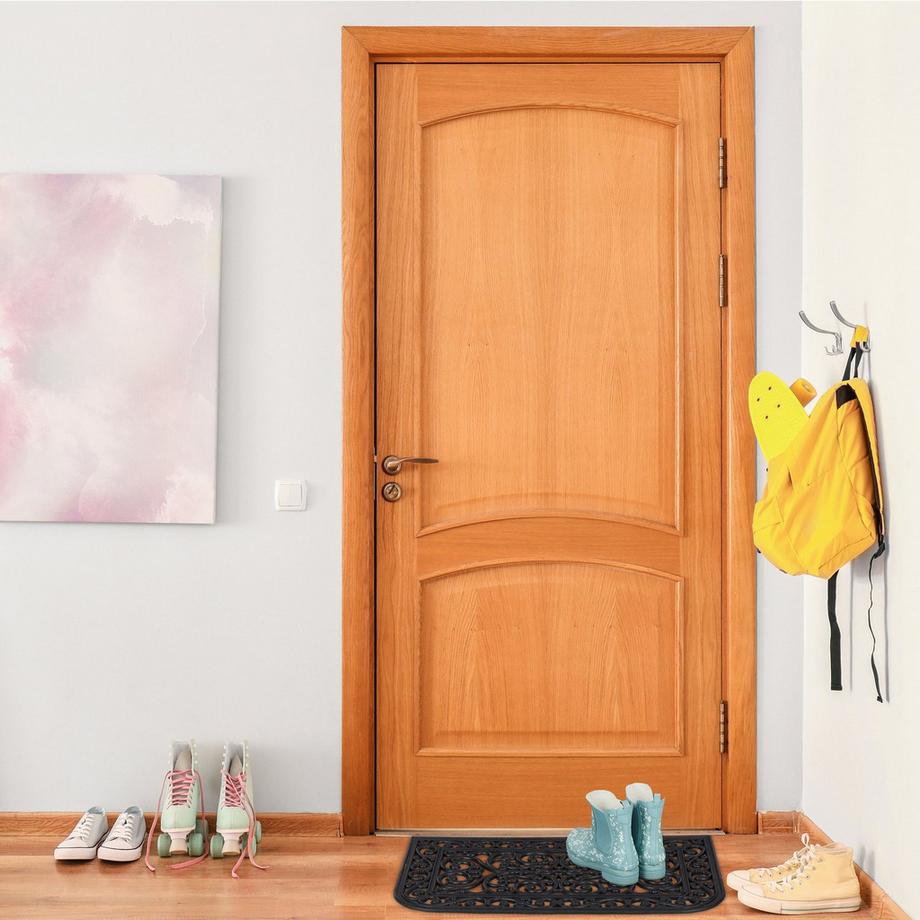 B2X Fußmatte Gummi mit Ornamenten  