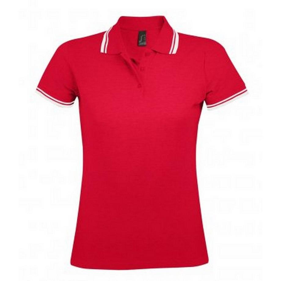 SOLS Pasadena Pique Polo Shirt Maniche Corte  
