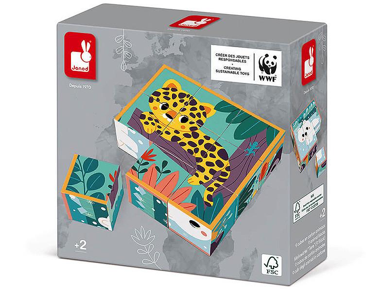 Janod  Janod WWF Puzzle en carton 