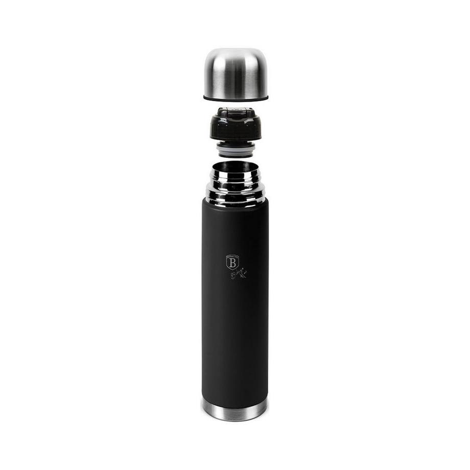 Berlinger Thermosflasche 1L Matte Black Collection  