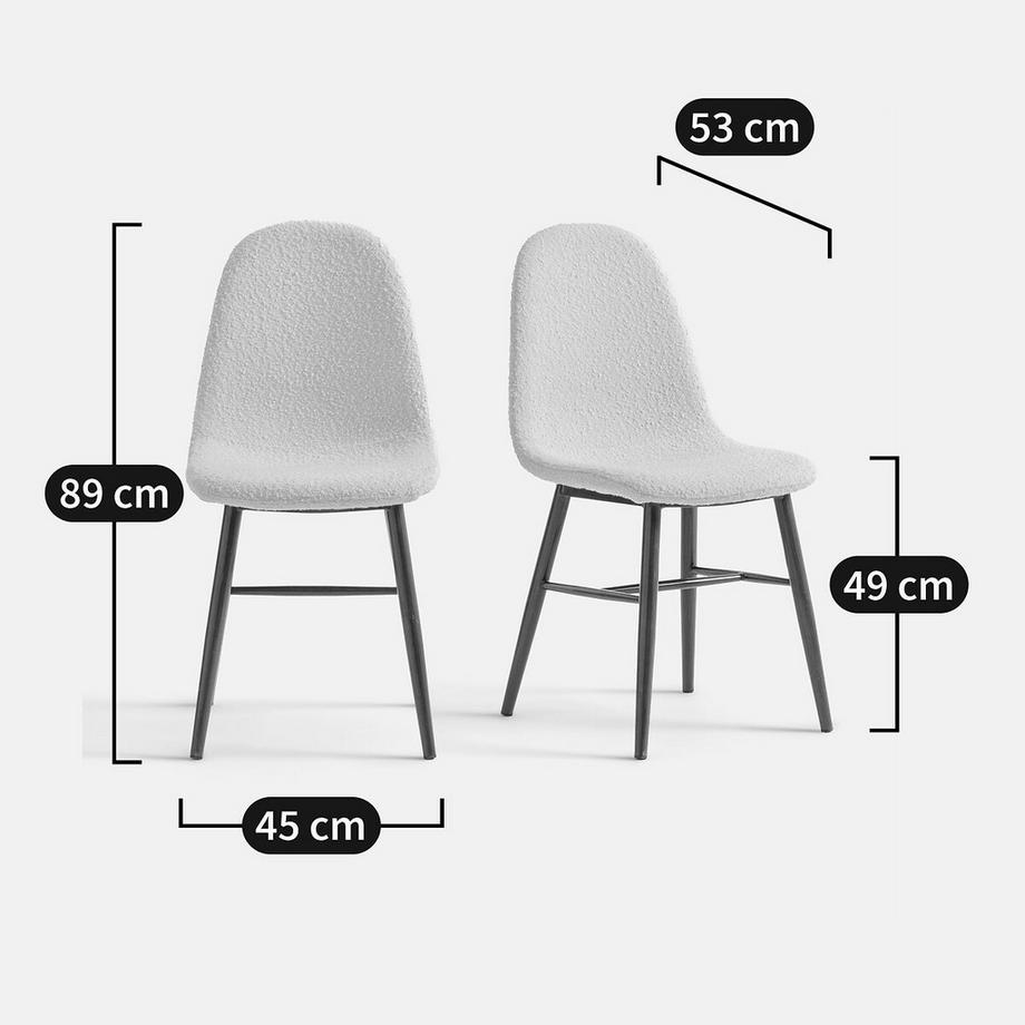 La Redoute Intérieurs 2er-Set Stühle  