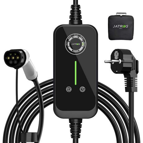 JATRHG  JATRHG EV Chargeur 5M 3.6KW-1.5KW 16A|13A|10A|8A Type 2 station de Charge Voiture Electrique Portable Courant Commutable Voiture Electrique Chargeur Rapide monophase 