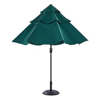 Beliani Parasol de jardin en Tissu BIBIONE  