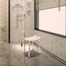 Arebos Badhocker Duschhilfe mit Sicherheitsgriff Duschsitz Höhenverstellbar  