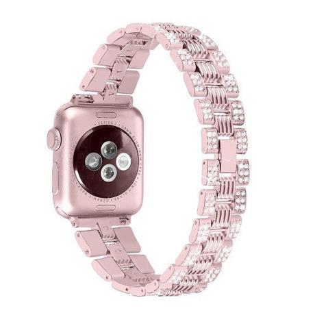 Cover-Discount  Apple Watch 42/44/45/49mm - Edelstahl Mit Strass Armband 