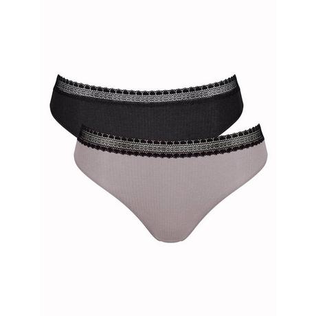 sloggi GO Ribbed Tai Slips 2er-Pack  