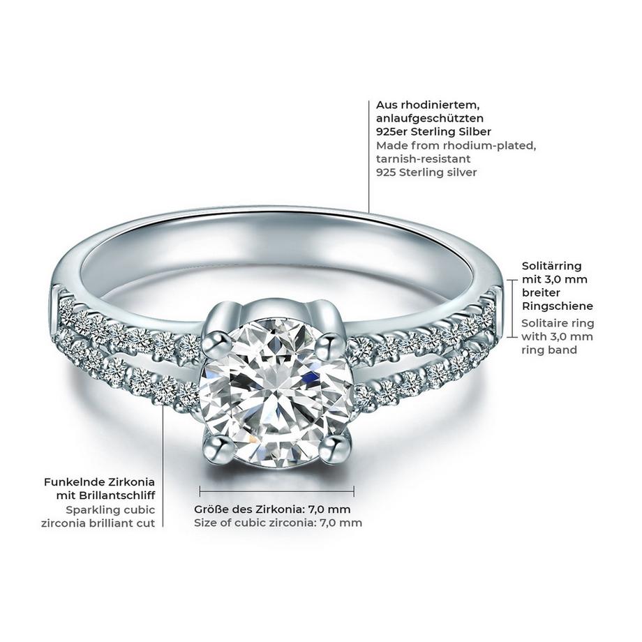 Rafaela Donata  Ring Sterling Silber Zirkonia 