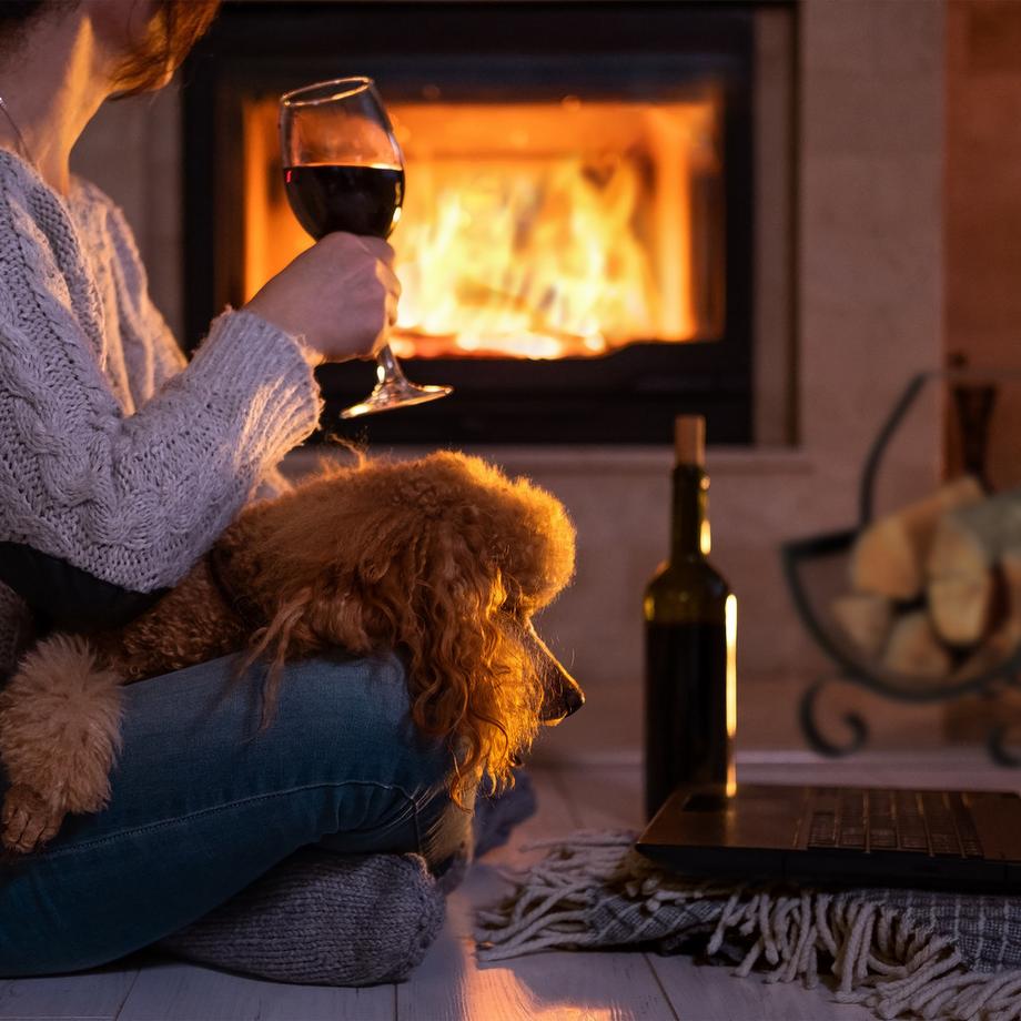 Northio Cesto porta legna nero  