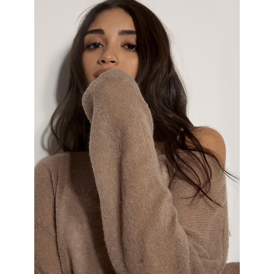 APRICOT Pull oversize léger brossé  