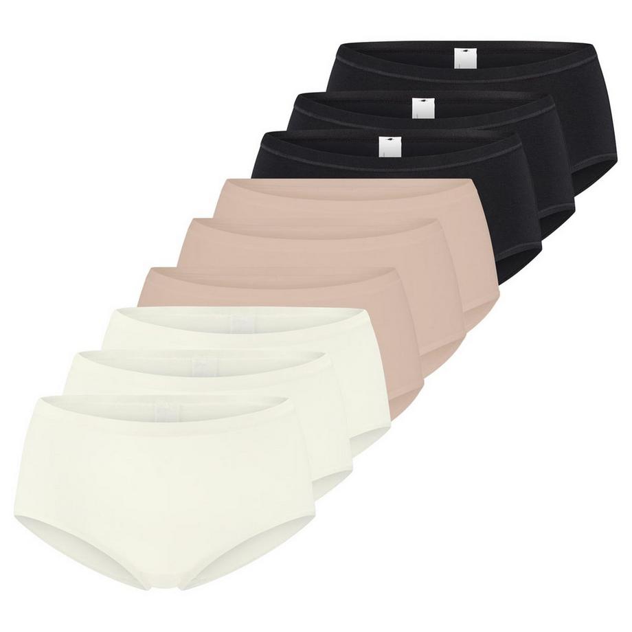 9er Pack GO Daily Cotton - High Waist Panty