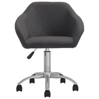 VidaXL Chaise pivotante de salle à manger tissu  