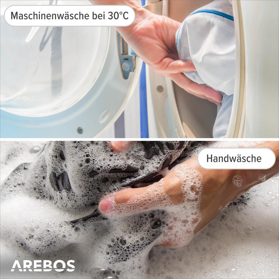 Arebos  Giacca invernale a batteria | Giacca sportiva | Giacca outdoor riscaldabile | Giacca termica | Unisex 