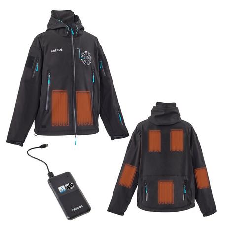 Arebos  Giacca invernale a batteria | Giacca sportiva | Giacca outdoor riscaldabile | Giacca termica | Unisex 